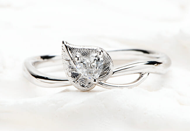 ジブリ好きな彼女に想いを伝えるfフルオーダー婚約指輪