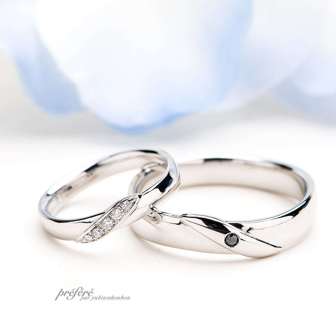 結婚指輪　ひねり